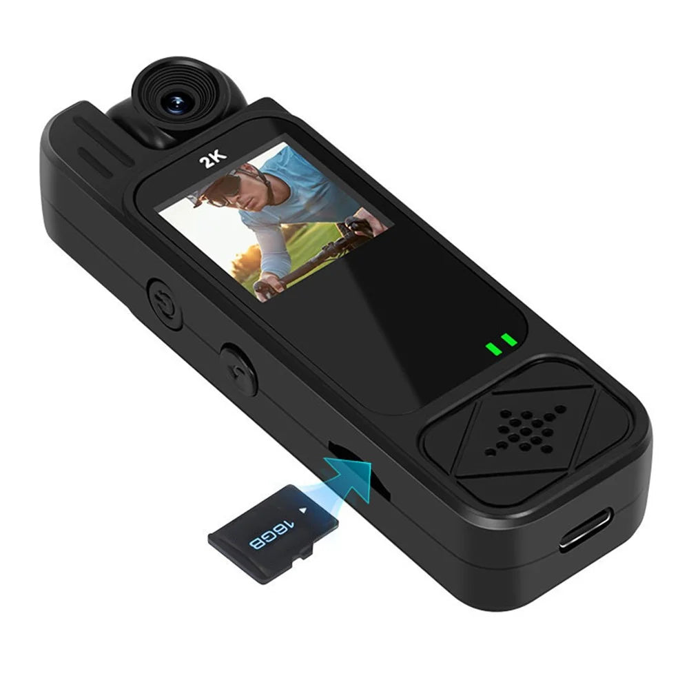 Y9 1.3 Inch TFT Screen Clip-On Cycling Camera Infrared Night Vision Video Recorder with 180 Degree Rotatable Lens - Black - 3