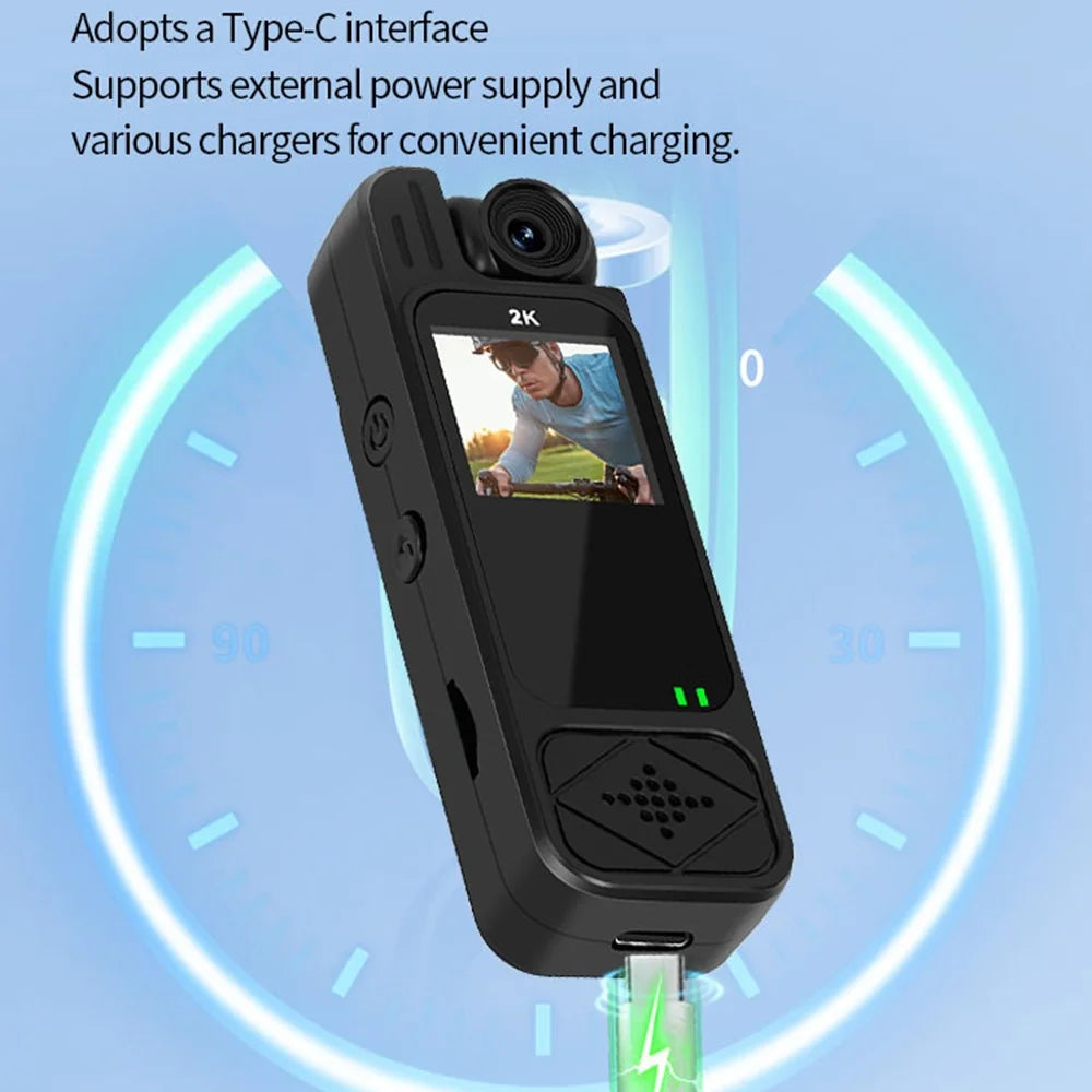 Y9 1.3 Inch TFT Screen Clip-On Cycling Camera Infrared Night Vision Video Recorder with 180 Degree Rotatable Lens - Black - 7