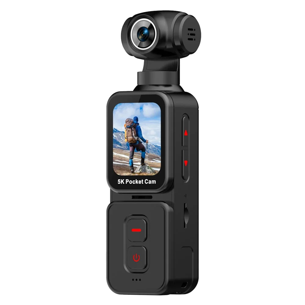 K28 5K Pocket Action Camera Outdoor Cycling Handheld Face Recognition Anti-shake Touch Sports Camera - 1