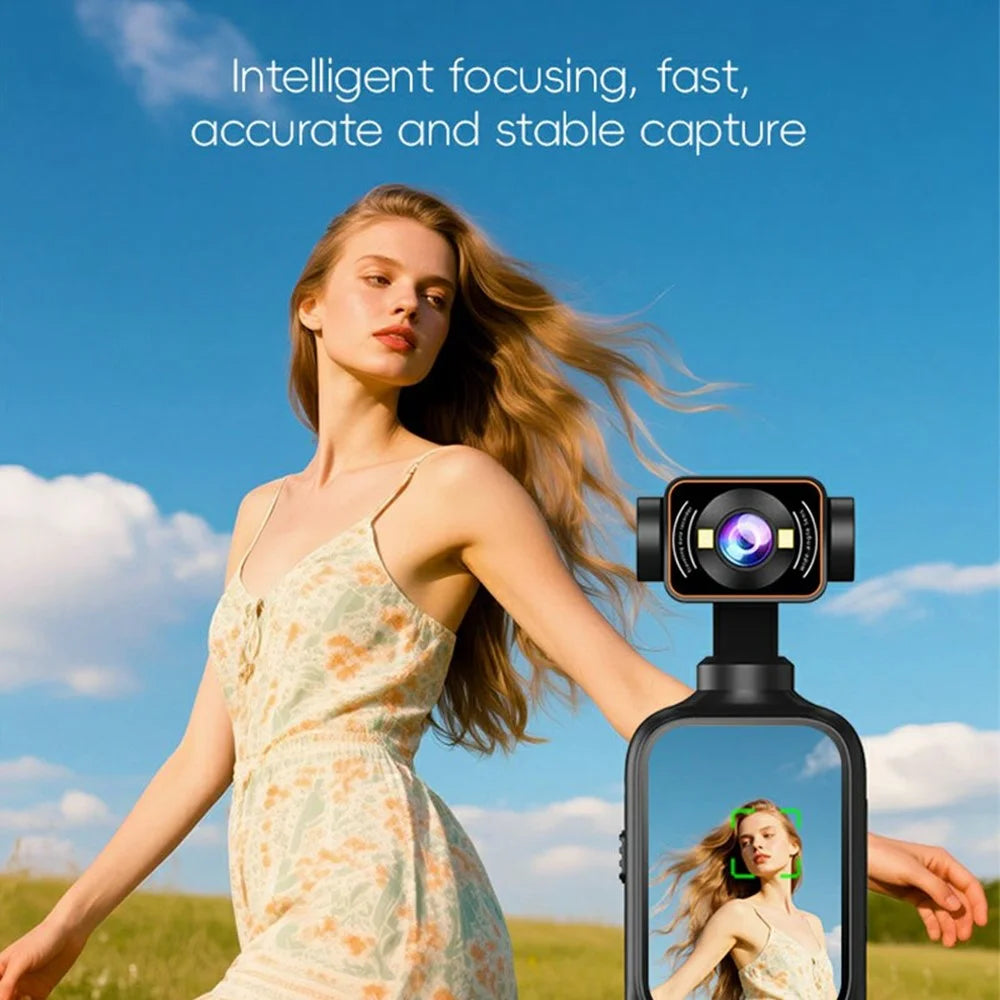 DV07 2.0 Inch Screen Pocket Action Camera 2K HD Rotating Lens Handheld Vlog Sports Camera with Built-in Fill Light - 4