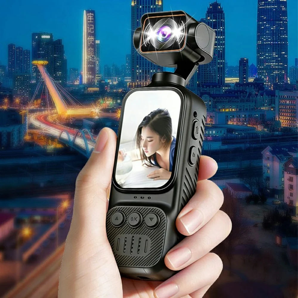 DV07 2.0 Inch Screen Pocket Action Camera 2K HD Rotating Lens Handheld Vlog Sports Camera with Built-in Fill Light - 6
