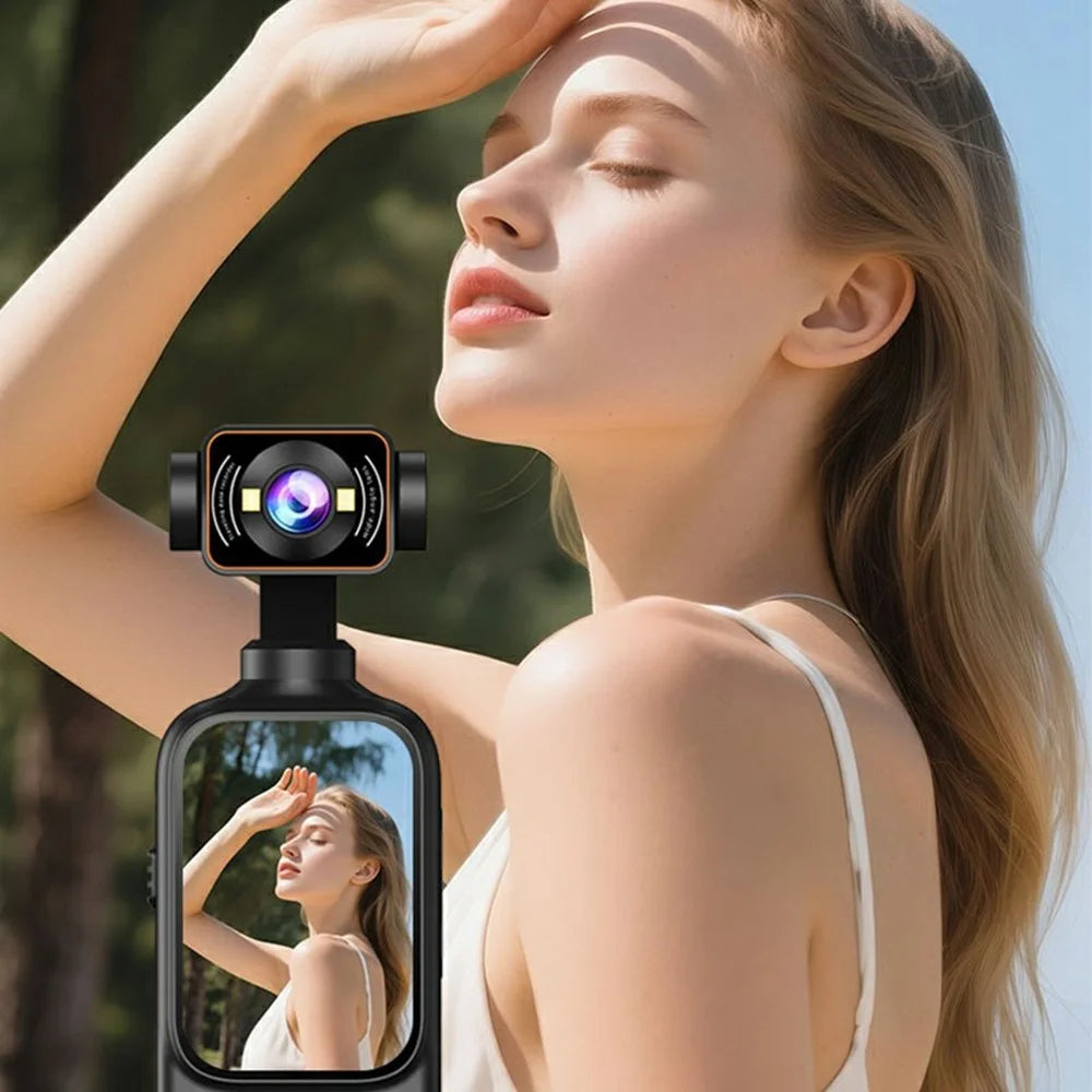 DV07 2.0 Inch Screen Pocket Action Camera 2K HD Rotating Lens Handheld Vlog Sports Camera with Built-in Fill Light - 7