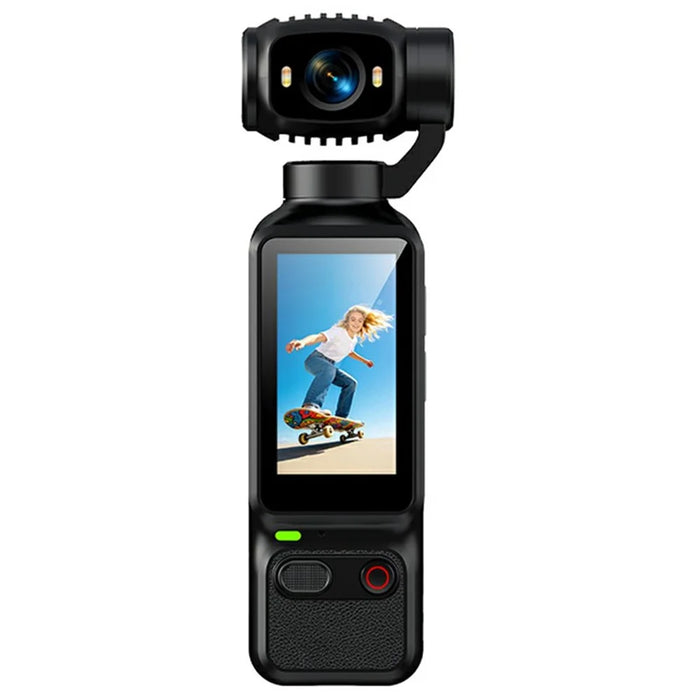 LK-032 1080P Handheld Vlog Action Camera 1.97 Inch HD Screen Sports Recording Camera with Rotatable Lens - Black - 2