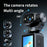 LK-032 1080P Handheld Vlog Action Camera 1.97 Inch HD Screen Sports Recording Camera with Rotatable Lens - Black - 5