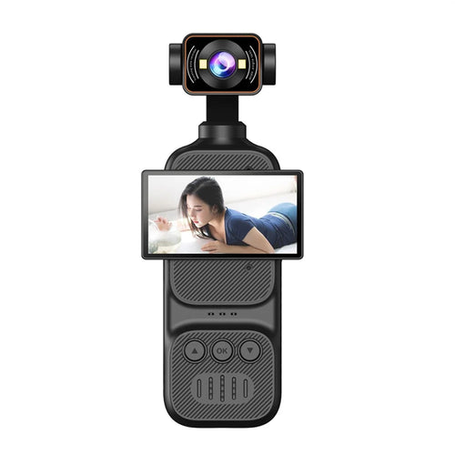 DV07 2.78 Inch Horizontal Screen 1080P HD Handheld Vlog Camera Action Recorder for Cycling Sports - Black - 1