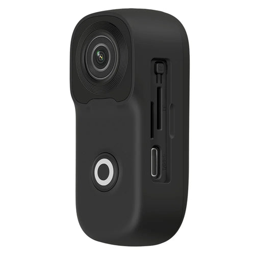 MZ02 4K Wi-Fi Action Camera with Waterproof Case HD Video Recording 156 Degree Wide Angle Sports Mini Thumb Camera - Black - 1