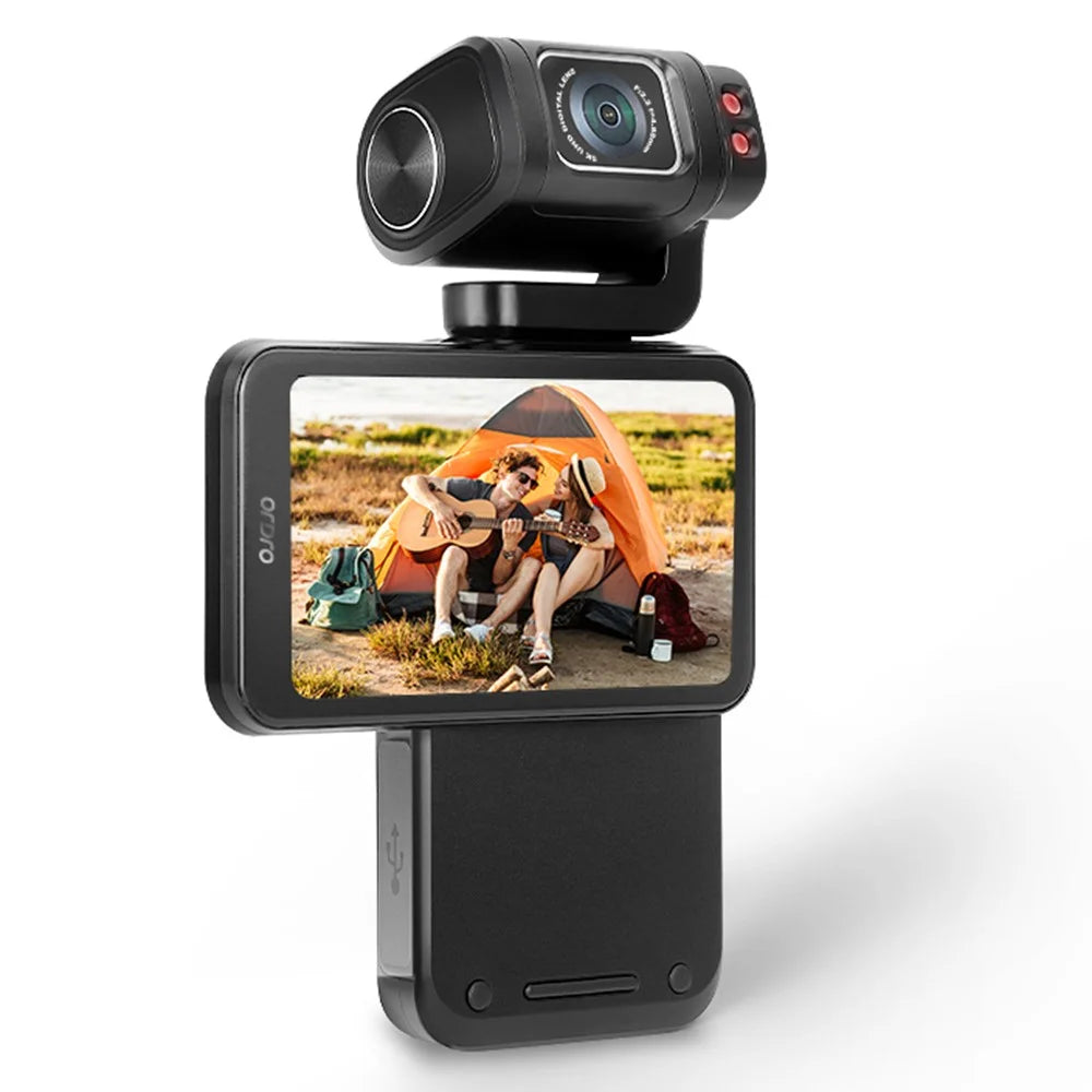 ORDRO M3 3.5 Inch HD Screen Camcorder 180-Degree Flip Portable Pocket DV Camera Support IR Night Vision - 2