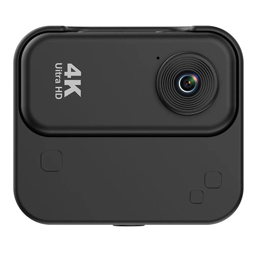 AC03 1.47 Inch Thumb Sports Camera 4K HD Video Recording WiFi Type-C Action Camera with Magnetic Charging Case for Cycling Vlog - Black - 1