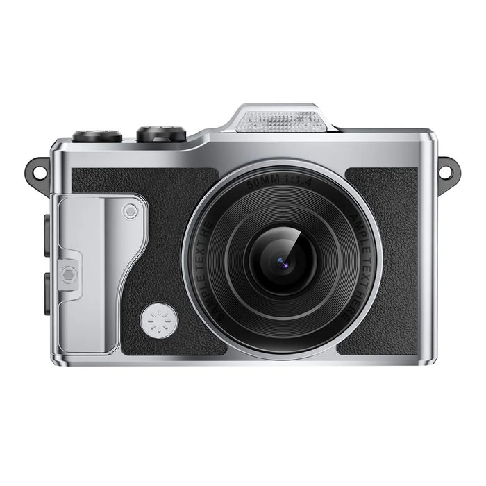 T5 Mini 4K Thumb Camera 1.47 Inch TFT Screen Vintage Digital Camera with LED Flashlight for Photography - Black - 1