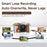 T5 Mini 4K Thumb Camera 1.47 Inch TFT Screen Vintage Digital Camera with LED Flashlight for Photography - Black - 6