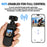 X20 Portable Action Camera 2K HD Recording 1.5 Inch IPS Screen 360 Degree Rotation Waterproof for Vlog Cycling - Black - 3