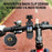 X20 Portable Action Camera 2K HD Recording 1.5 Inch IPS Screen 360 Degree Rotation Waterproof for Vlog Cycling - Black - 5