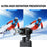 X20 Portable Action Camera 2K HD Recording 1.5 Inch IPS Screen 360 Degree Rotation Waterproof for Vlog Cycling - Black - 7