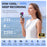 F21 2 in 1 Handheld Fan 1.9 Inch IPS Screen 1080P Camera 270 Degree Rotation for Vlog Outdoor Travel - Black - 2