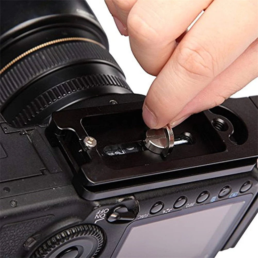 MPU-105L Aluminum Alloy Vertical Plate SLR Camera Tripod Pan Tilt Right Angle Plate - 4