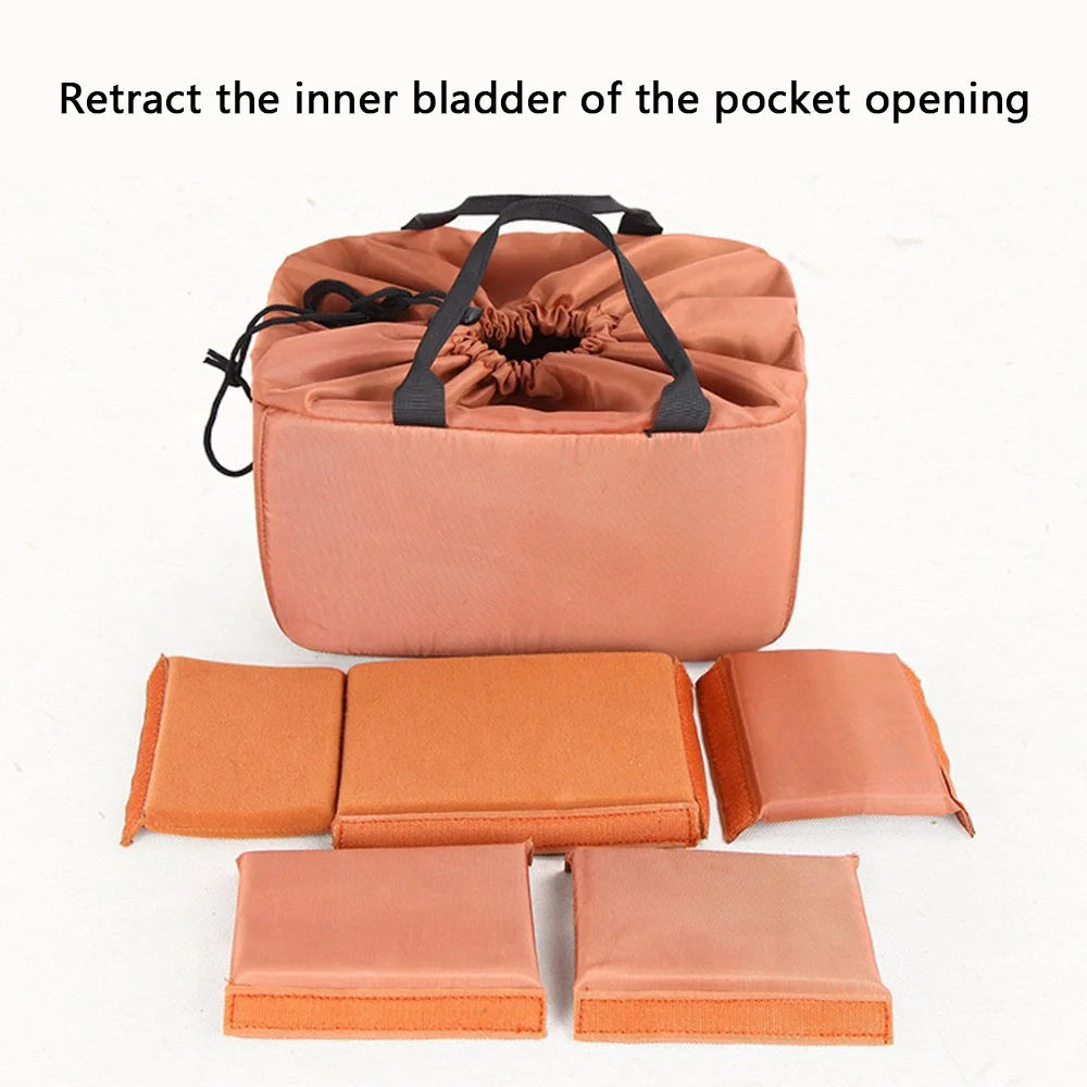 3033 Outdoor Travel Photography Bag Tripod Carrying Waxed Canvas Backpack for 15-inch Laptop - Dark Grey - 6