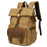 K-822 Waterproof Camera Bag Hiking Camping Canvas Rucksack Laptop Bag Travel Backpack - Yellow - 1