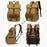 K-822 Waterproof Camera Bag Hiking Camping Canvas Rucksack Laptop Bag Travel Backpack - Yellow - 2