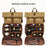 K-822 Waterproof Camera Bag Hiking Camping Canvas Rucksack Laptop Bag Travel Backpack - Yellow - 4