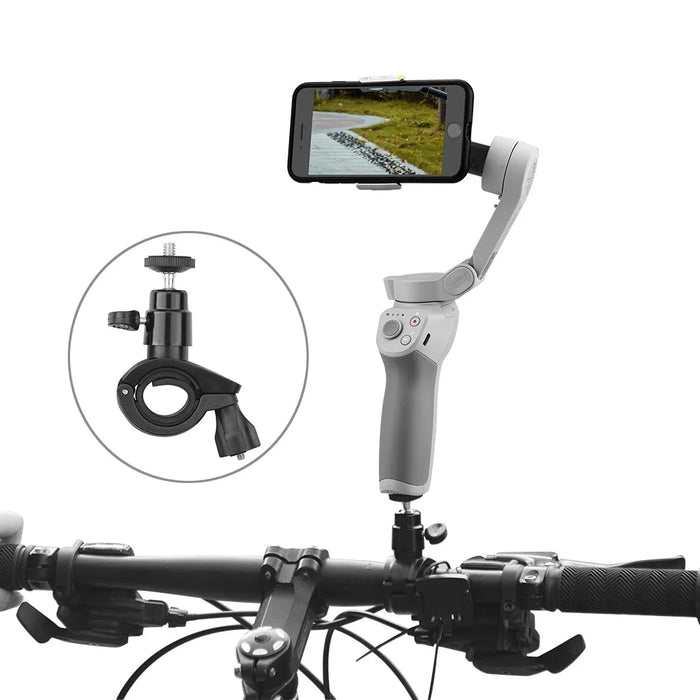 Bicycle Stand Mini Sports Camera Handheld Gimbals Mount for DJI OM 4 - 1