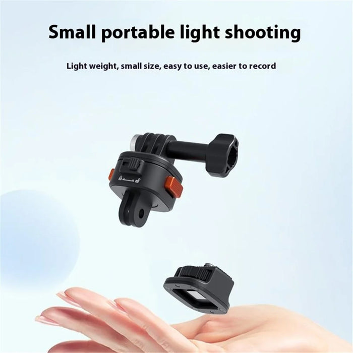 For Gopro Action Camera Aluminum Alloy+PC Magnetic Quick Release Adapter + Base - 3