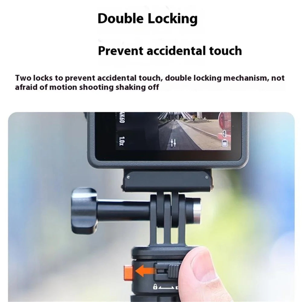 For GoPro Action Camera Magnetic Quick Release Mount Adapter with 1 / 4 Base - 3