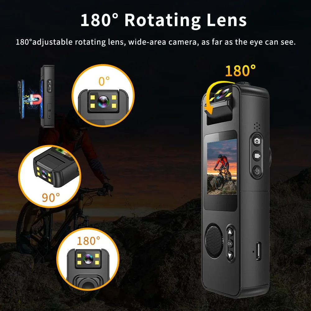 CS11 Smart Mini Camera with Back Clip Compact Handheld Camera Recorder - 6