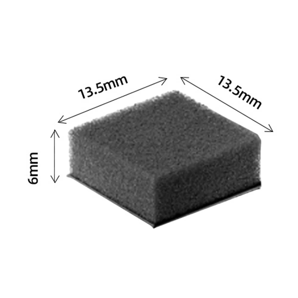 BRDRC 6Pcs For Insta360 X5 / Insta360 X4 / X3 / ONE X2 Mic Wind Muff Camera Noise Reduction Sponge Video Muffler Accessories - 6