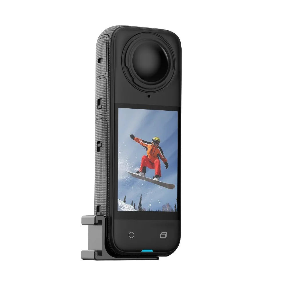 FLYMILE For Insta360 X5 / Insta360 X4 / X3 / ONE X2 Cold Shoe Mount Adapter Camera Expansion Bracket - 3