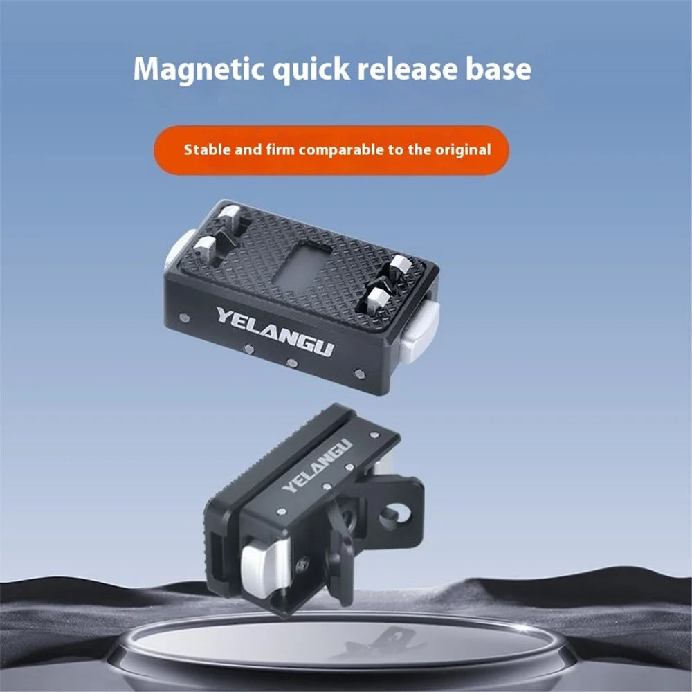 YELANGU ACE02 For Insta360 Ace Pro / Ace Magnetic Quick Release Base Aluminum Alloy Camera Adapter - 3