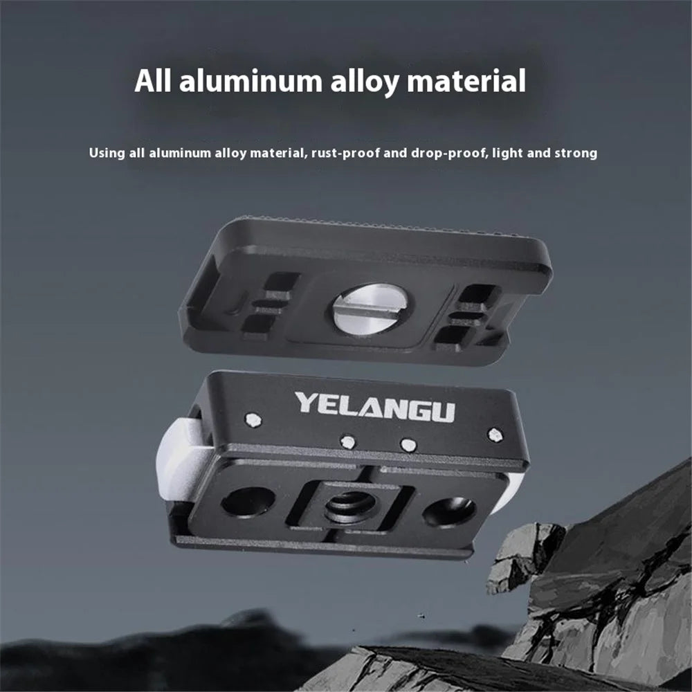 YELANGU ACE02 For Insta360 Ace Pro / Ace Magnetic Quick Release Base Aluminum Alloy Camera Adapter - 6