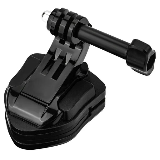 FLYMILE For GoPro Hero 13 / DJI Osmo Action 5 Pro / Pocket 3 Sports Camera Motorcycle Windshield Clamp Set - Black - 1