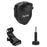 FLYMILE For GoPro Hero 13 / DJI Osmo Action 5 Pro / Pocket 3 Sports Camera Motorcycle Windshield Clamp Set - Black - 6