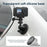 BRDRC Magnetic Camera Mount 360-Degree Rotation Ball Head - Black - 6