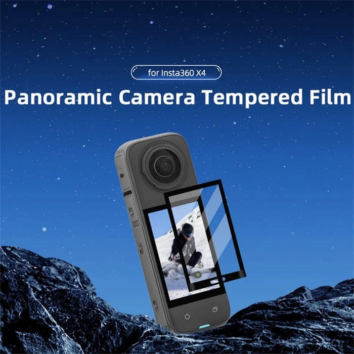 BRDRC 2Set Camera Lens Protective Film for Insta360 X5 / Insta360 X4 Tempered Glass Screen Protector - 3