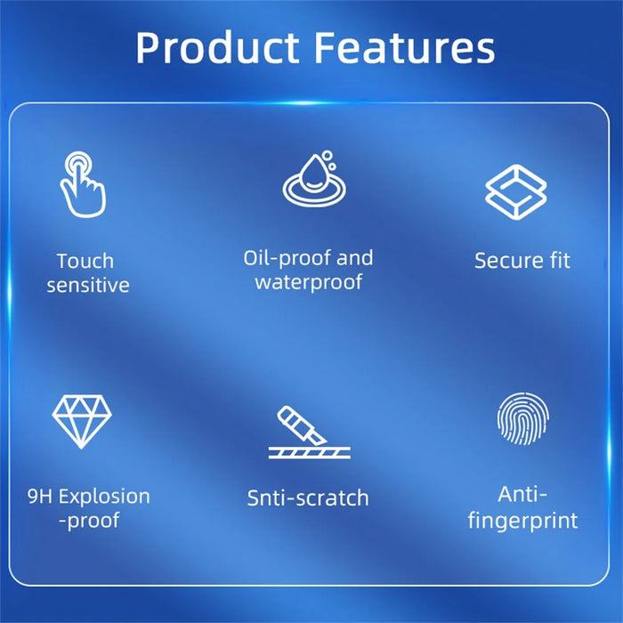 BRDRC 2Set Camera Lens Protective Film for Insta360 X5 / Insta360 X4 Tempered Glass Screen Protector - 4