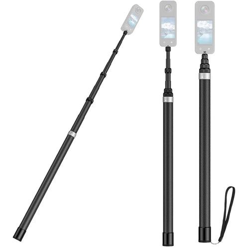 3m Ultra-Light Carbon Fiber+Aluminum Alloy Adjustable Extension Pole for Action Camera - 1