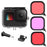 For GoPro Hero 12 / 11 / 10 / 9 Anti-Drop Sports Camera Underwater 45m Waterproof Case with 3 Filters - 1