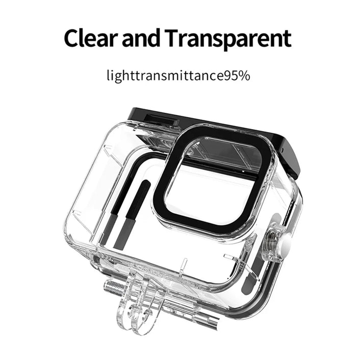 For GoPro Hero 12 / 11 / 10 / 9 Anti-Drop Sports Camera Underwater 45m Waterproof Case with 3 Filters - 7