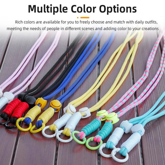 BRDRC Crossbody Strap for DJI Osmo Pocket 3 Camera Nylon Lanyard Neck Hanging Rope - Dopamine - 5
