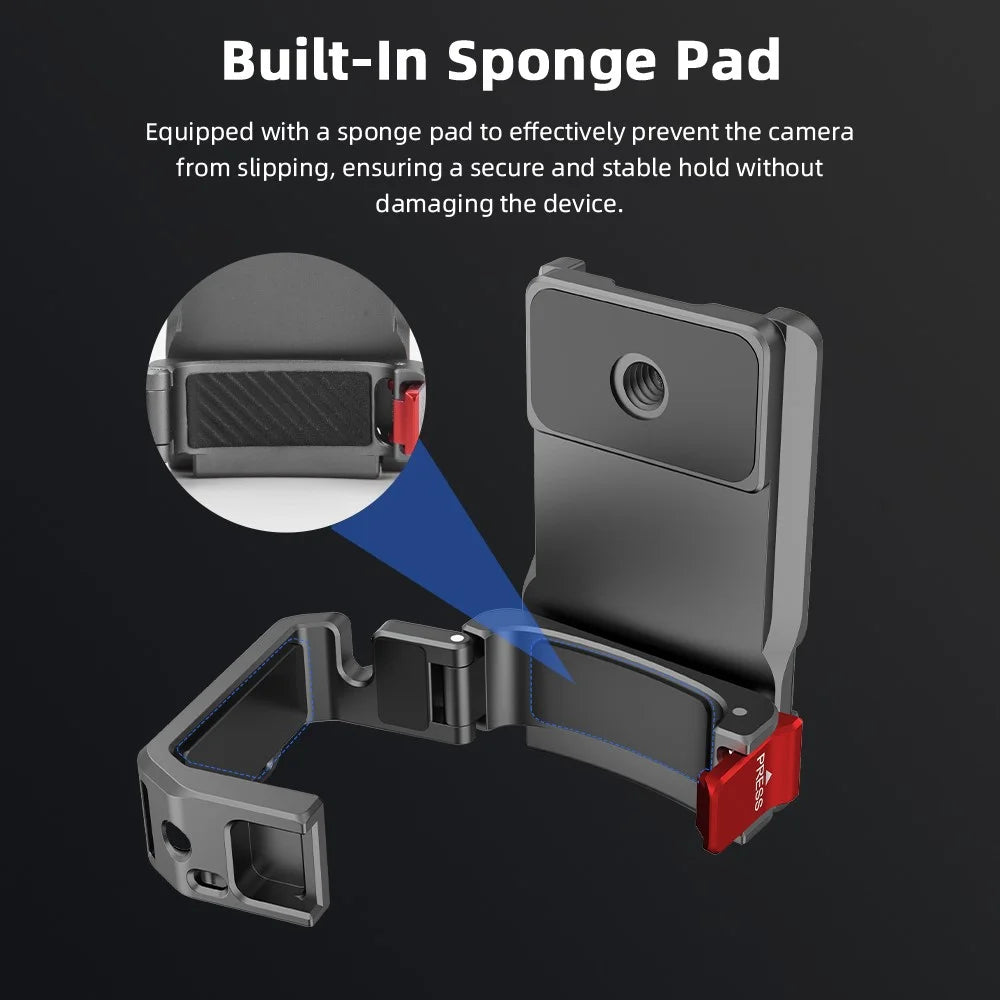 BRDRC For DJI Osmo Pocket 3 Magnetic Camera Mount Holder Expansion Adapter Bracket - 6