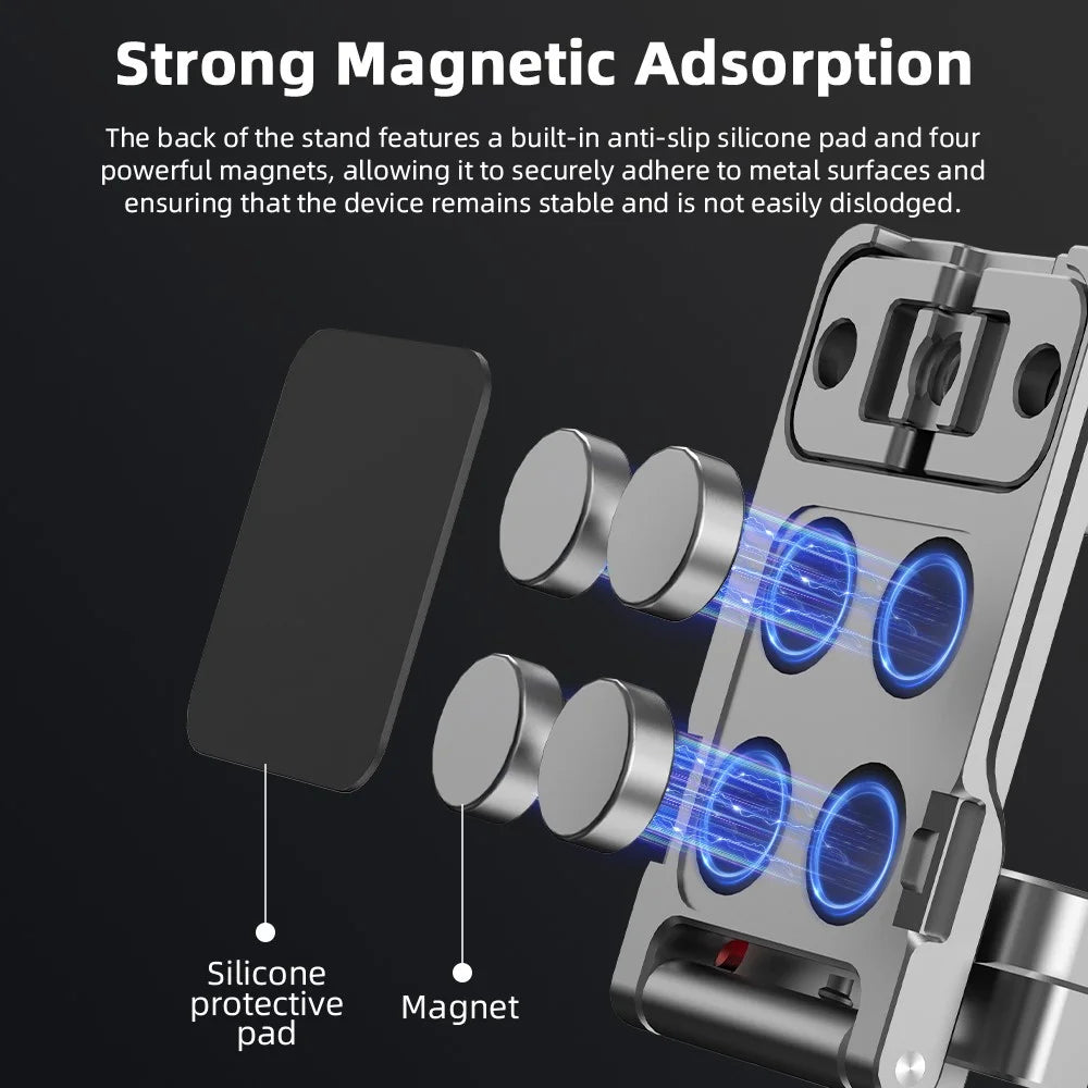 BRDRC For DJI Osmo Pocket 3 Magnetic Camera Mount Holder Expansion Adapter Bracket - 7