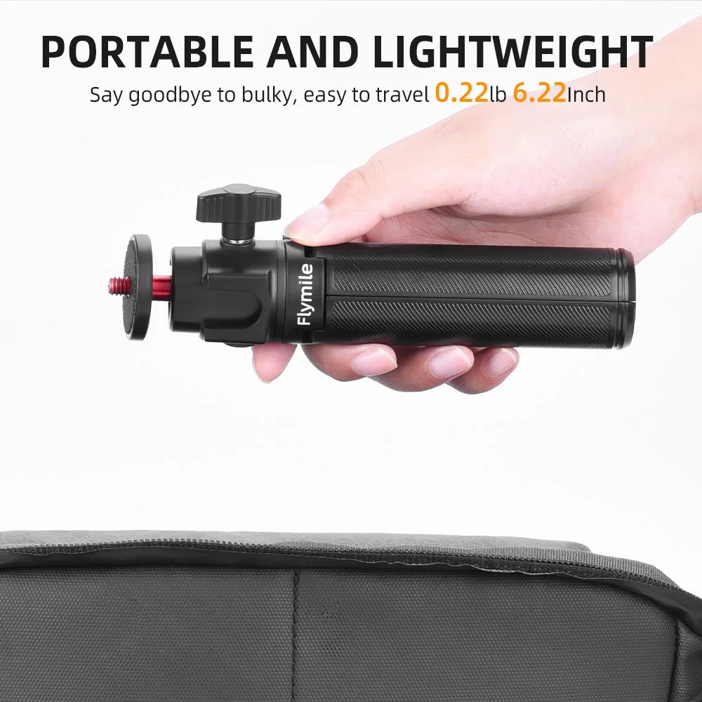 FLYMILE Tripod For DJI Osmo Pocket 3 / Insta360 X4 / GO 3 / GO 3S Extendable Selfie Stick Stand - 7