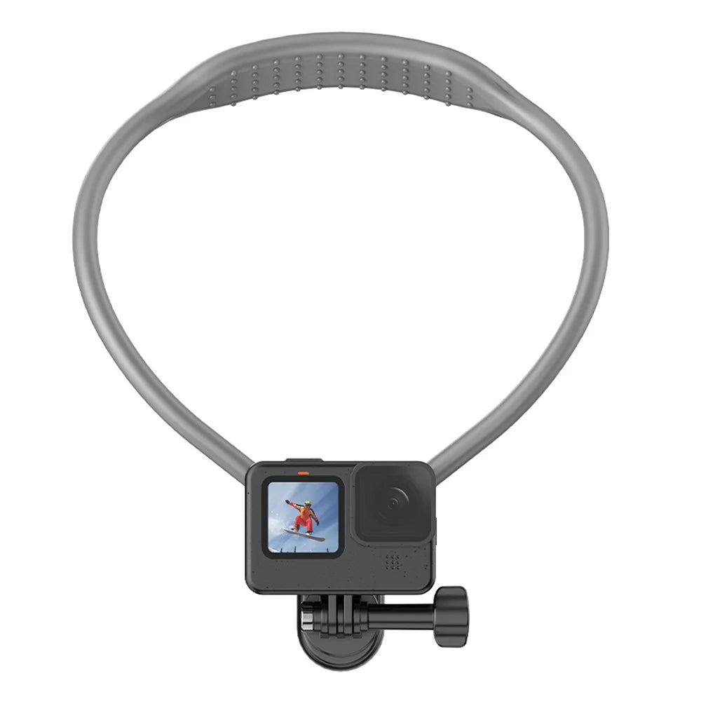FLYMILE For DJI Osmo Action 5 Pro / Pocket 3 / Insta360 GO 3S / GoPro Hero 13 POV Shooting Neck Mount Holder Bracket - 6