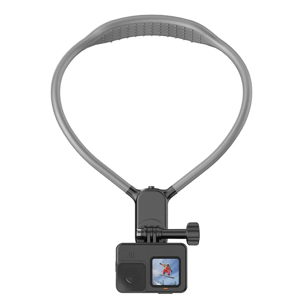 FLYMILE For DJI Osmo Action 5 Pro / Pocket 3 / Insta360 GO 3S / GoPro Hero 13 POV Shooting Neck Mount Holder Bracket - 7