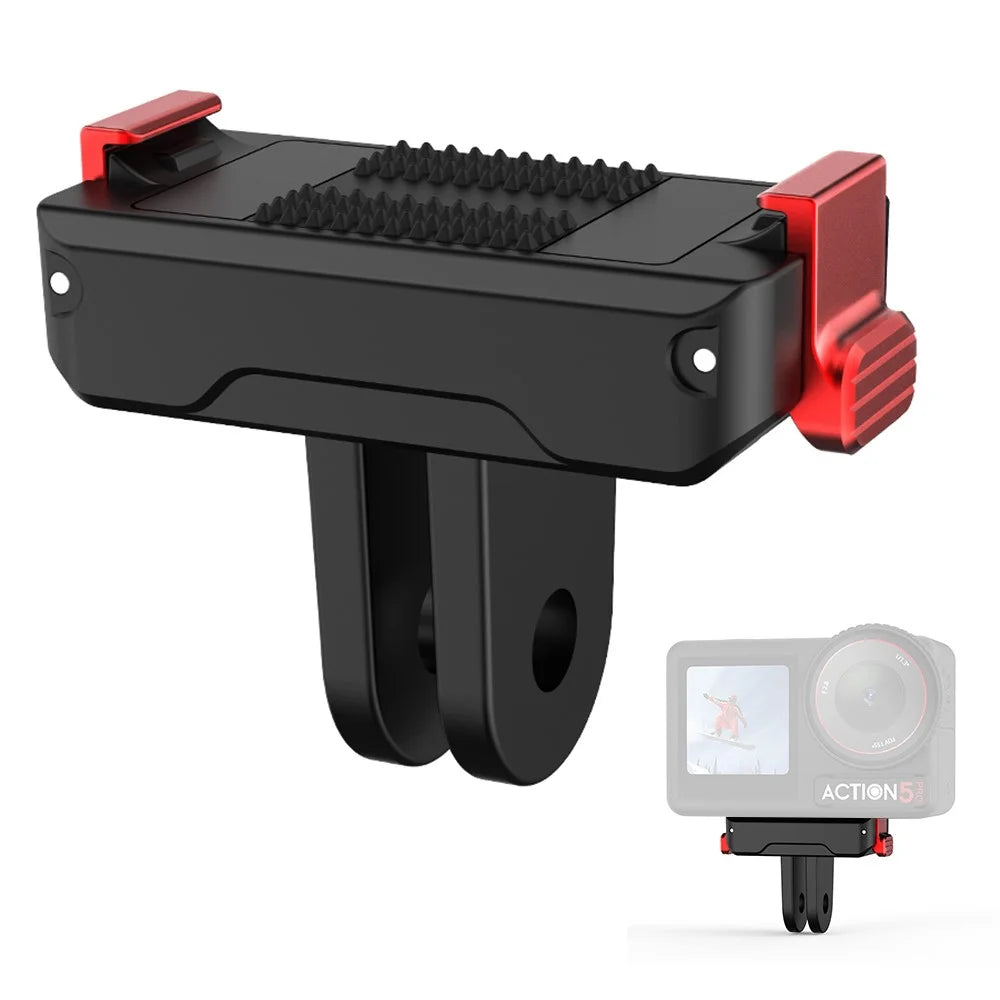 FLYMILE For DJI Osmo Action 5 Pro  /  4  /  3 Magnetic Quick Release Base Mount Expansion Adapter - 1