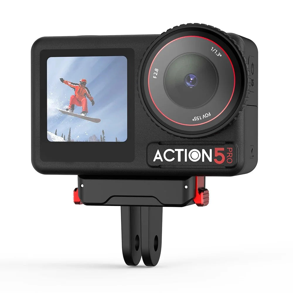 FLYMILE For DJI Osmo Action 5 Pro  /  4  /  3 Magnetic Quick Release Base Mount Expansion Adapter - 4