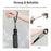 BRDRC For DJI Osmo Pocket 3 Gimbal Camera Hand Strap Polyester Anti-Drop Lanyard - Black - 6