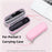 BRDRC Portable Bag for DJI Osmo Pocket 3 Zippered Camera Carrying Case with Metal Hook, Pink - 2