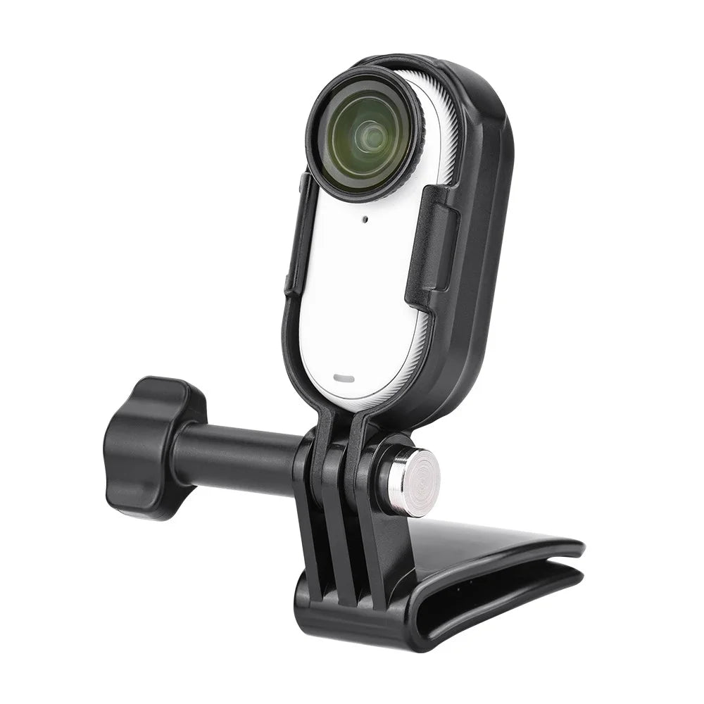 Hat Clip Mount for Insta360 GO 3S / 3 Action Camera ABS+PC Cap Clamp Holder - 1